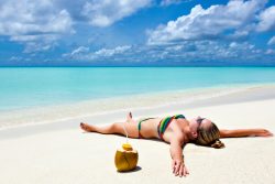 beach vacation, sand, drink, ocean