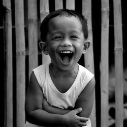 Laughter, pure joy, happiness