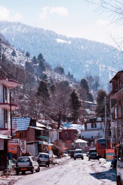 Mountain town, ski, travel, fresh air 